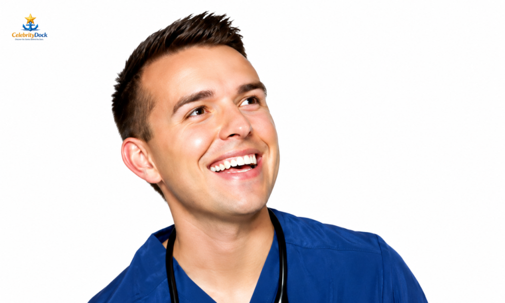 Nurse Blake promoting his nursing-themed comedy brand